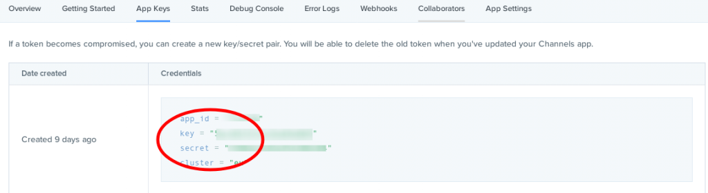 implementing a chat app with laravel and pusher