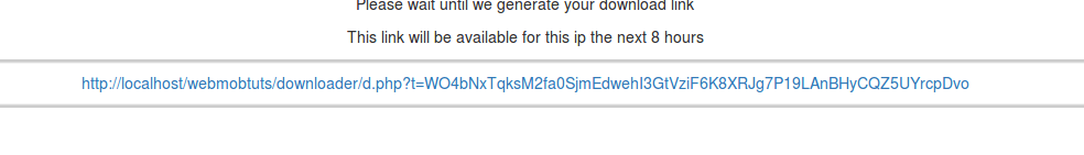 generating dynamic urls with php