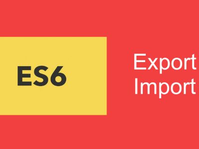 javascript es6 export and import