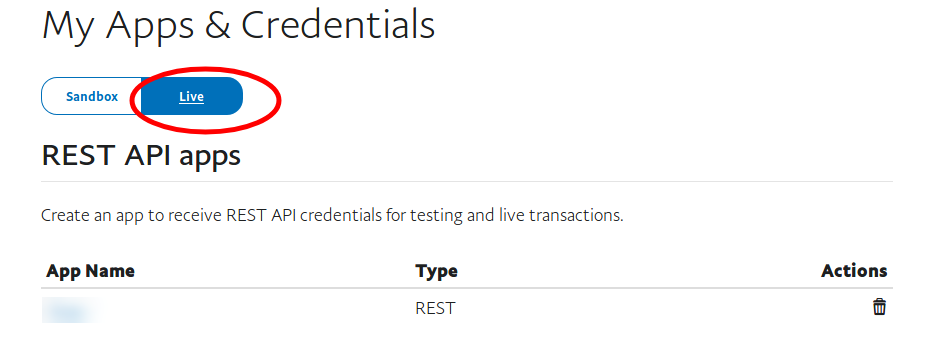paypal developer dashboard