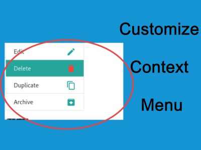 Customizing Browser Context Menu With Javascript