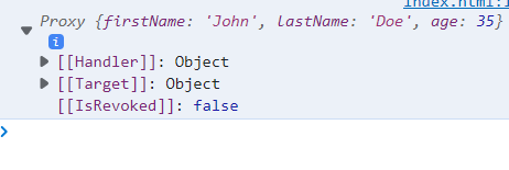 Proxy Objects And Traps In Javascript - proxy debug