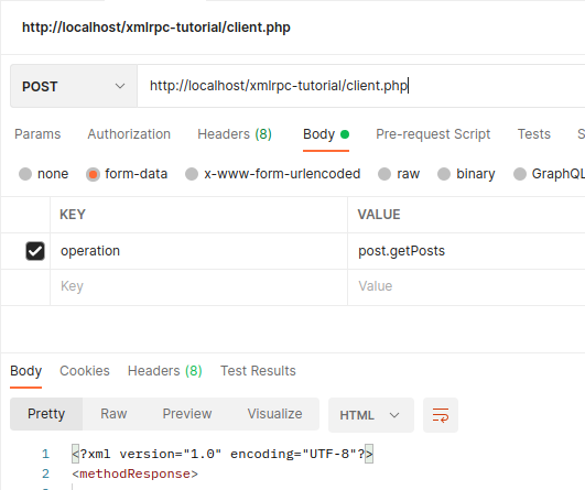 xmlrpc - postman1