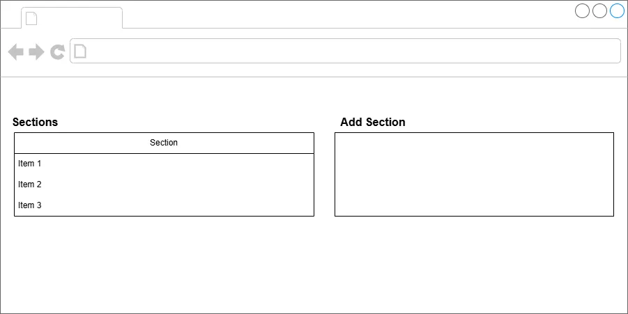 Creating a Restaurant Menu App With Laravel Inertia and Vue - section crud